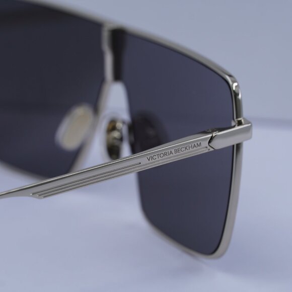 Victoria Beckham VB238S 701 Shield Sunglasses – Gold/Smoke - Picture 9 of 10